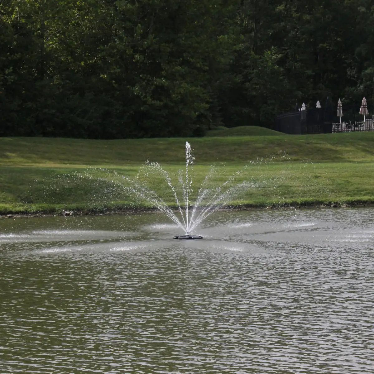HALF OFF PONDS Floating Fountain – 3/4 HP Pond Aerator, 100' Cord – 8,000 GPH Water Pump – 11 Spray Patterns – for Ponds, Lakes & Water Gardens by GreenHaven Gardens