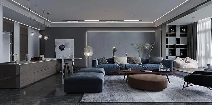 Dimoon 236''x17.7'' Grey Peel and Stick Wallpaper Contact Paper Modern Self Adhesive Wall Paper Removable Renter Friendly Textured Solid Color Shelf Cabinet Vinyl Roll (236''x17.7'',Dark Grey) by GreenHaven Gardens