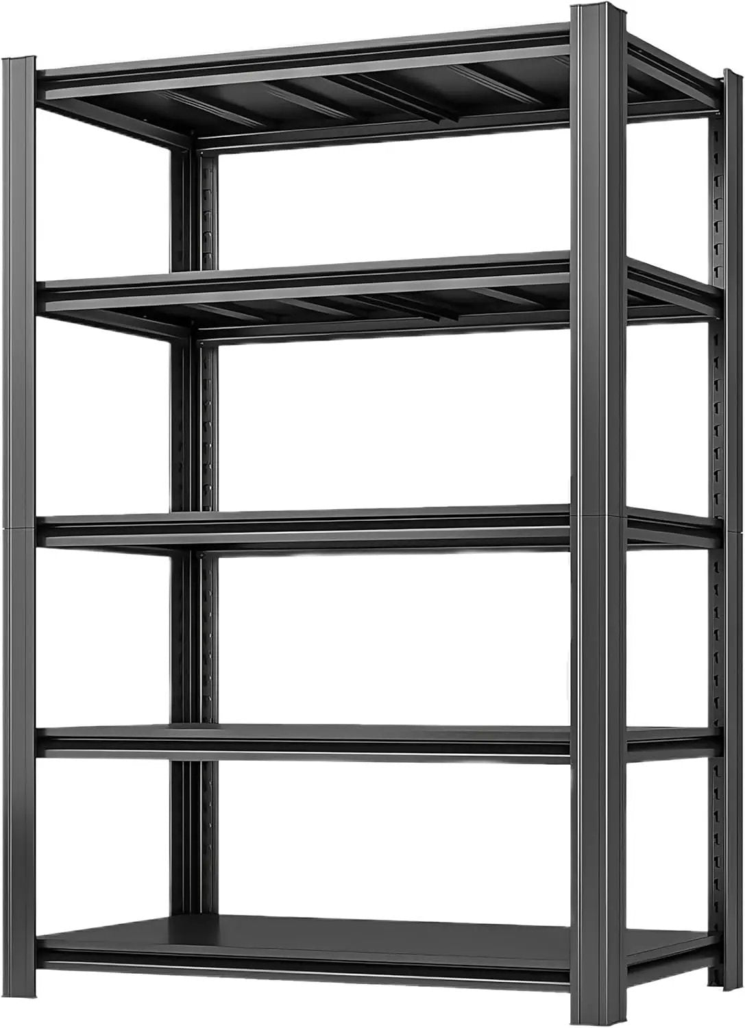 5-Tier 35" W x 15.8" D x 72" H Garage Shelving 3000LBS Storage Shelves Heavy Duty Metal Shelf Unit Adjustable Basement Industrial Storage Racks by GreenHaven Gardens