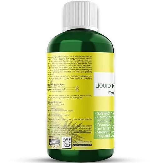 Organic Premium Kelp Seaweed Fertilizer - Liquid Hydroponics Fertilizer - Liquid Plant Food - Nutrient-Rich Soil Enhancer - Natural Plant Food for All Indoor Plants (16 oz) by GreenHaven Gardens