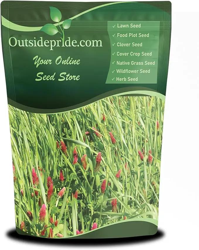 Outsidepride Gardenway Cover Crop Seeds - 25 lbs Nutrient-Rich Seed Mix for Soil Health Improvement & Home Gardens - Mixture of Triticale, Peas, Oats, Vetch, Annual Ryegrass, Crimson Clover by GreenHaven Gardens