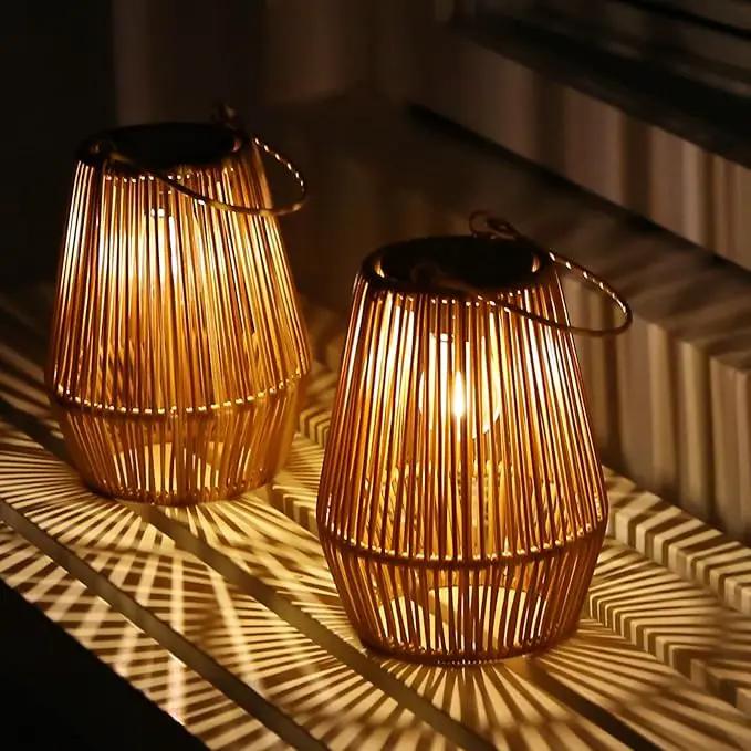 Solar Lanterns, KagoLing Solar Lanterns Outdoor Waterproof Solar Lights for Outside Hanging Solar Lights Outdoor Solar Lamp Lights Decoration for Garden,Yard,Patio,Porch,Trees,Lawn,Pathway, 4 Pack by GreenHaven Gardens
