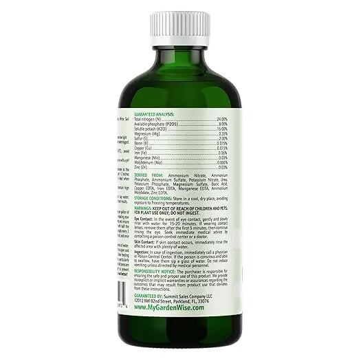 Peace Lily Fertilizer: 3-1-2 Liquid Fertilizer with Essential Micronutrients - The Ultimate Food for Spathiphyllum, Perfect for Indoor Plants (16 OZ) by GreenHaven Gardens