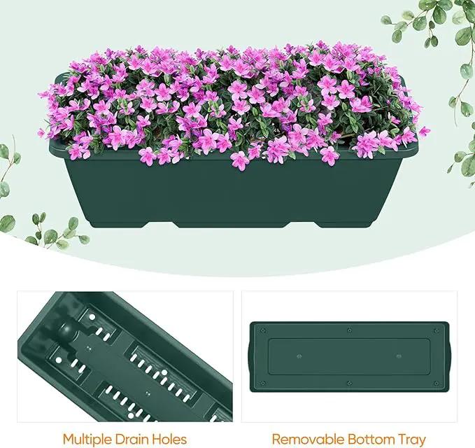 Vertical Raised Garden Bed 3 Tier Garden Planter Standing Planter Box Herb Garden Planter Outdoor and Indoor for Vegetables Flowers Green by GreenHaven Gardens