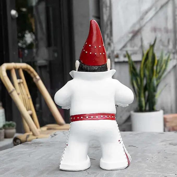 Large Singer Gnome Garden Statue Outdoor Resin Dwarf Figurine Decor Home Decoration Funny Sculpture for Patio Poch Yard Backyard Ornament Housewaiming Unique Gift by GreenHaven Gardens