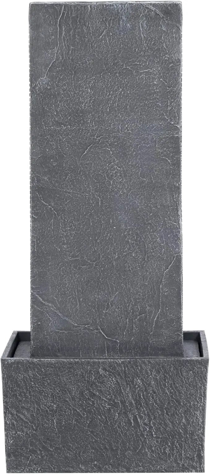 Teamson Home Demeter 29 inch Outdoor Water Fountain with LED Lights by GreenHaven Gardens