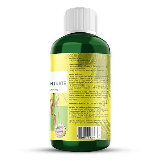 Organic Premium Kelp Seaweed Fertilizer: Indoor Plant Fertilizer & Carnivorous Plant Food for Venus Flytraps, Sundews, Drosera Capensis,Pitcher Plants,Butterworts & Other (16 OZ) by GreenHaven Gardens