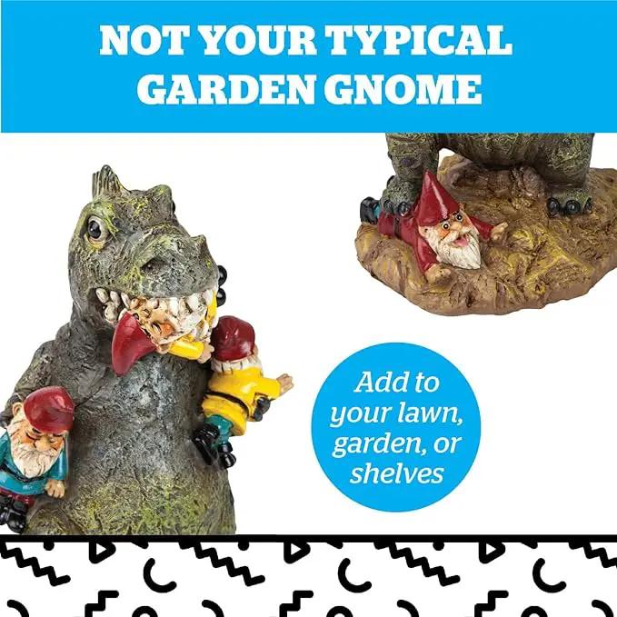 BigMouth Inc Godzilla Garden Gnome Statue, Outdoor Lawn & Yard Monster Figurine Sculpture Decorations, Funny Housewarming Gag Gift by GreenHaven Gardens