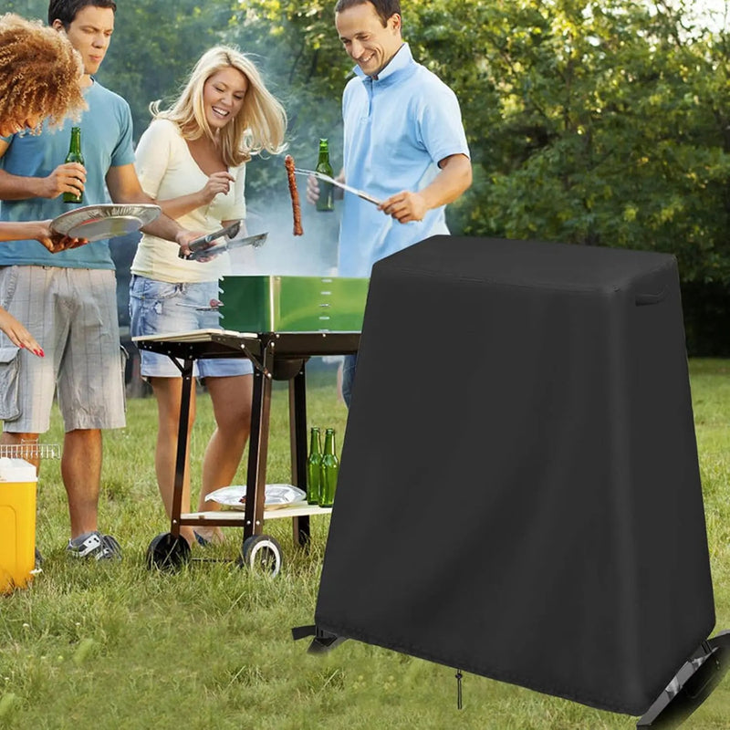 Outdoor Grill Stand Compatible for Cuisinart CGG-180, Petit Gourmet Portable Gas Grill - VersaStand Cover, Waterproof, Drawstring Design - 30 x 20 x 29 Inch by GreenHaven Gardens