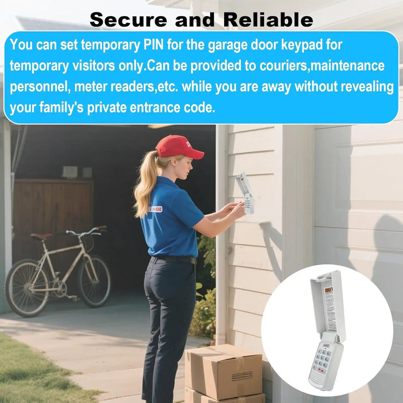 for Genie Garage Door Opener Keypad Compatible with All Genie Intellicode Overhead Door Codedodger and Dip Switch Garage Door Opener Wireless Keypad Keyless Entry Replace for 1995-Current 315/390MHZ by GreenHaven Gardens