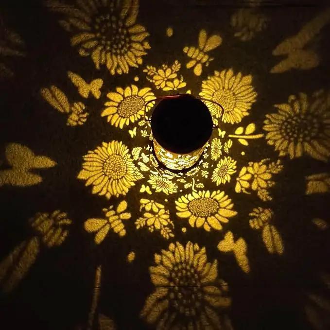 Solar Lanterns Sunflower Lights, Outdoor Garden Decor Waterproof Hanging Lantern Sunflower Solar Lights Gifts for Women Mom Grandma Decorative Yard Patio Deck Porch, 1 Pack by GreenHaven Gardens