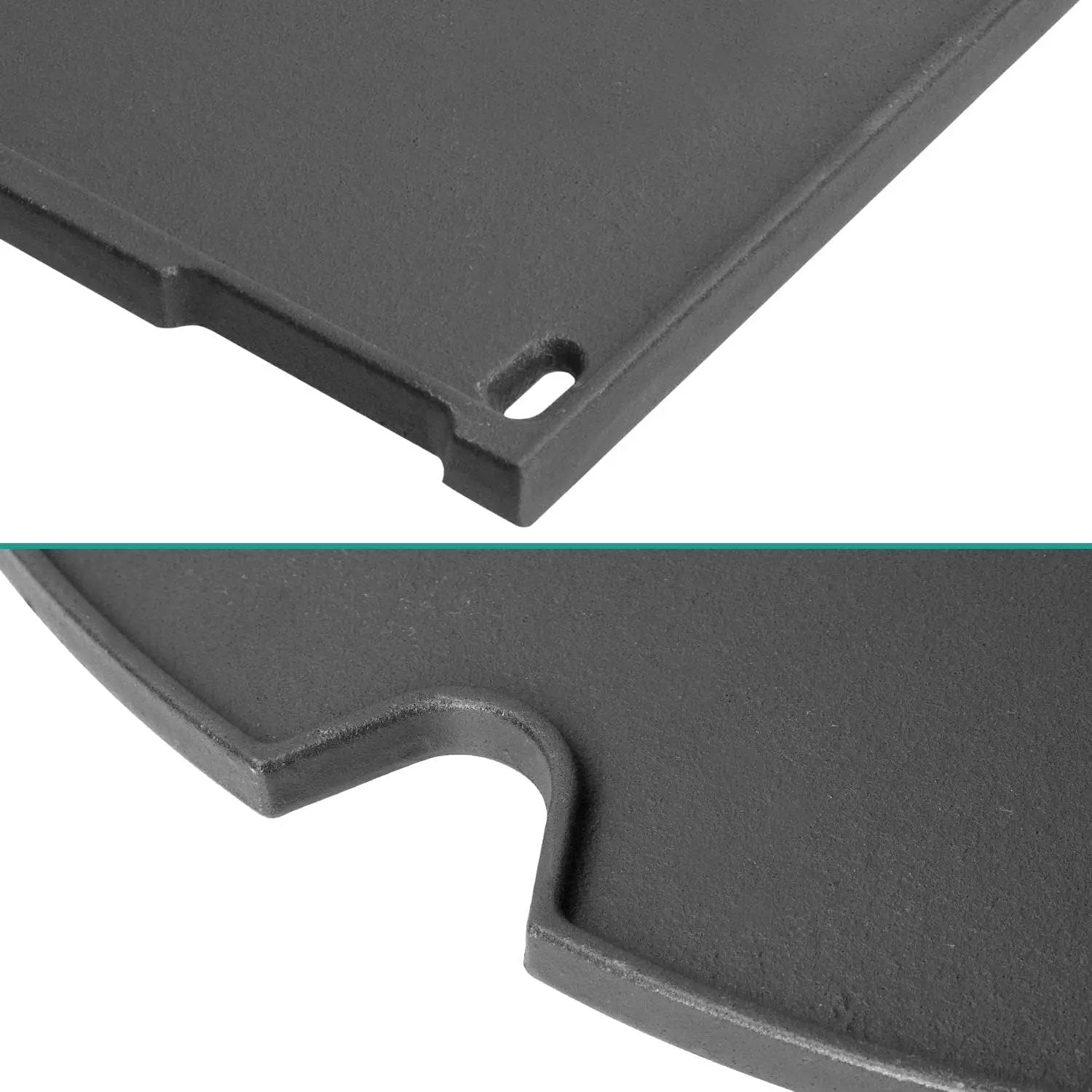 Cast Iron Cooking Grate and Grill Griddle 7034 for Weber Traveler Portable Gas Grill, Replacement Parts for Weber 9010001 9020001 9030001 9013001 Stealth Edition Traveler Portable Accessories by GreenHaven Gardens