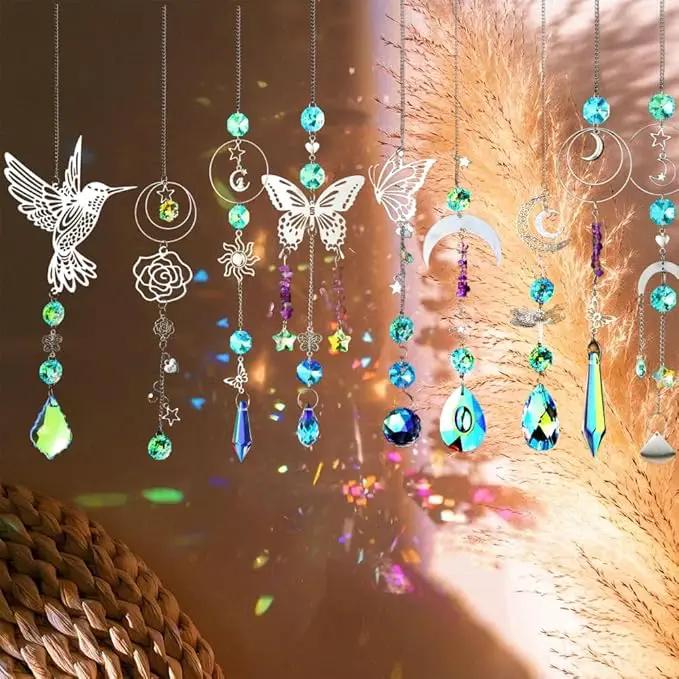 IcosaMro 420PCS Sun Catcher Arts and Crafts for Adults Crystal Suncatcher Crafts Kit for Adults Suncatchers DIY Making Supplies for Indoor Window Hanging, Outdoor Garden Decor Wedding Christmas by GreenHaven Gardens