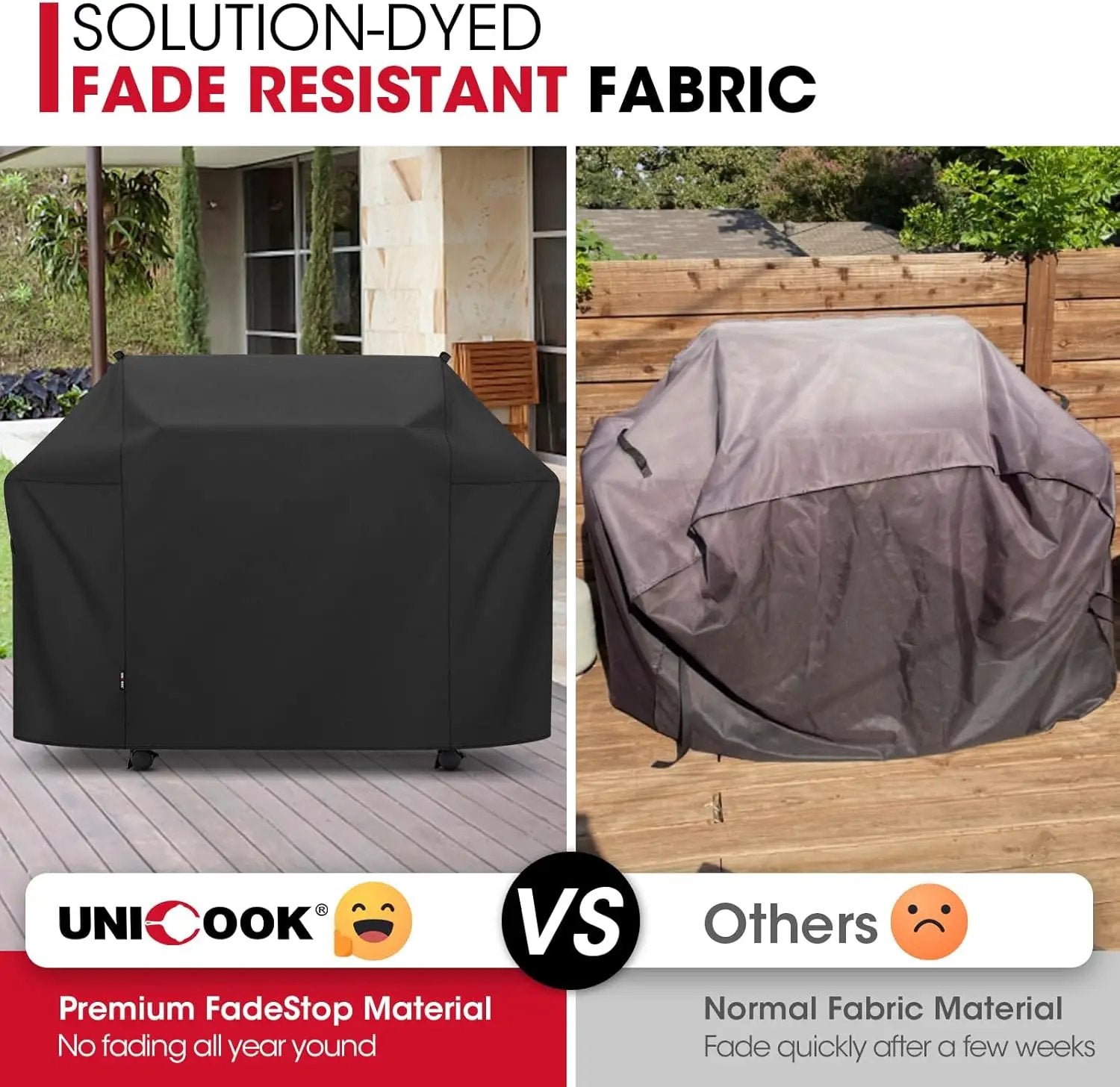 Unicook Grill Cover Compatible with Weber Summit 600 Series and Summit Smart Gas Grills, Heavy Duty Waterproof Outdoor BBQ Cover, Fade Resistant Gas Grill Protector, Compared to Weber 7109 by GreenHaven Gardens