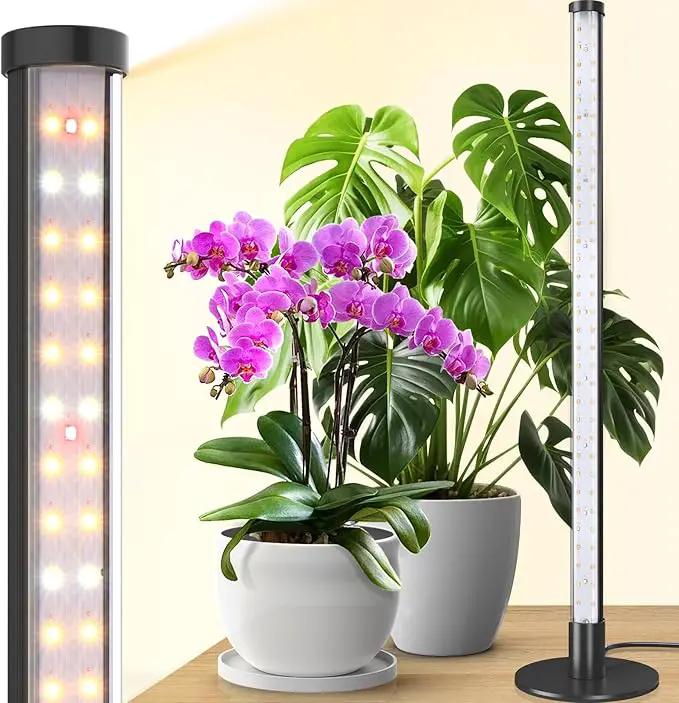 Barrina T10 Vertical Grow Light, 20W 2FT Desk LED Plant Light, Hanging and Standing, Table Top Full Spectrum Grow Lights for Indoor Plants with Stand and On/Off Switch, Ideal for Plants Growth by GreenHaven Gardens