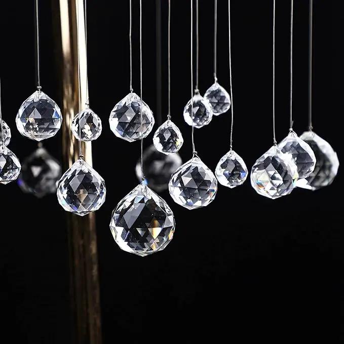 40mm 10Pack Crystal Ball Prism 1.57 Inch Decorative Ball for Chandelier Window Suncatcher Rainbow Maker by GreenHaven Gardens