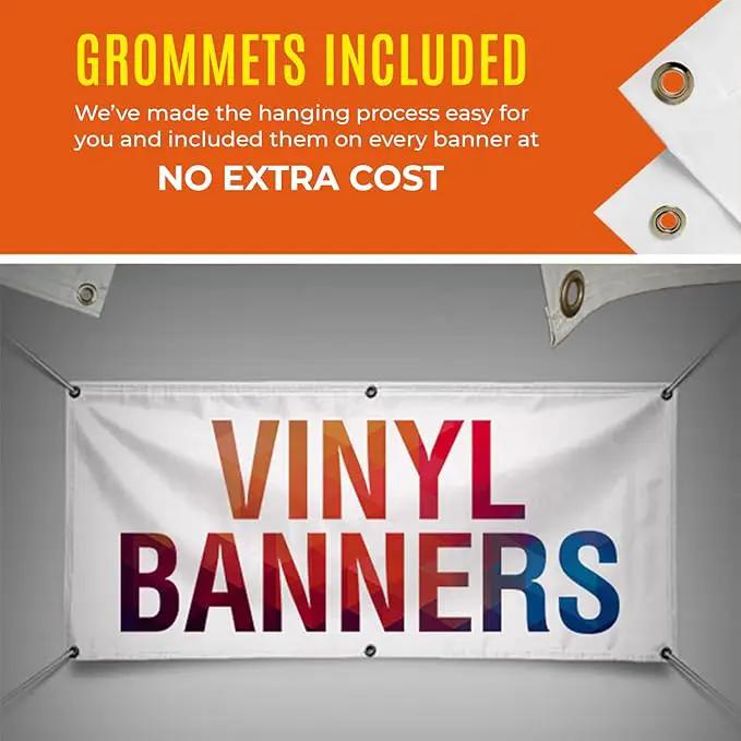 Personalized Passion Vinyl Banner 8' x 15' - Customized Banner for Business, Graduation, Birthday Parties - Indoor/Outdoor Use - Full Color 13oz Vinyl Custom Signs with HD Printed Text, Photos by GreenHaven Gardens