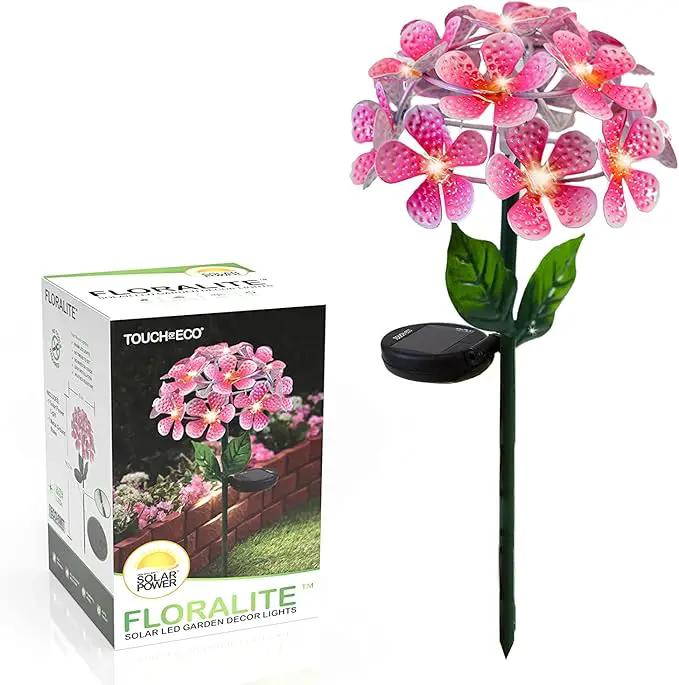 Solar LED Metal Flower Stake Light - Perfect for Your Garden, Patio, Walkway, or Outdoor Living Area - Includes 1 Flower Light by GreenHaven Gardens