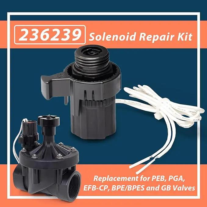 236239 SOLASSG4 Solenoid Repair Kit Replacement for rain bird Sprinkler System PEB, PGA, EFB-CP, BPE/BPES and GB Valves by GreenHaven Gardens