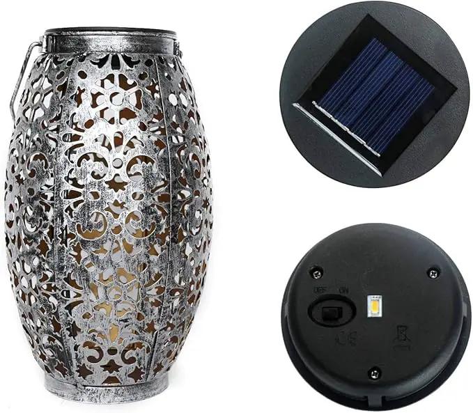 Kaixoxin Solar Lantern Lights for Hanging or Table Outdoor Solar Light for Patio Courtyard Garden by GreenHaven Gardens