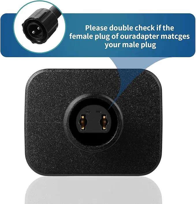 Replacement Yard Inflatable Adapter Power Supply Adaptor - 12V 1.5A 4Pcs- Inflatable Plug Replacement Class 2 Power Supply - for Christmas Tree Light/Thanksgiving Yard Blow Up Decorations by GreenHaven Gardens