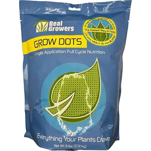 Grow Dots Plant Food, Single-Application, Programmed-Release Plant Nutrient Fertilizer (6lb) by GreenHaven Gardens
