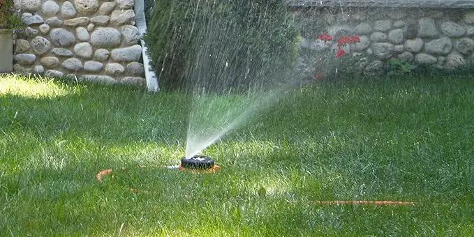 Dramm Available 15022 ColorStorm 9-Pattern Premium Turret Sprinkler with Heavy-D, Orange by GreenHaven Gardens