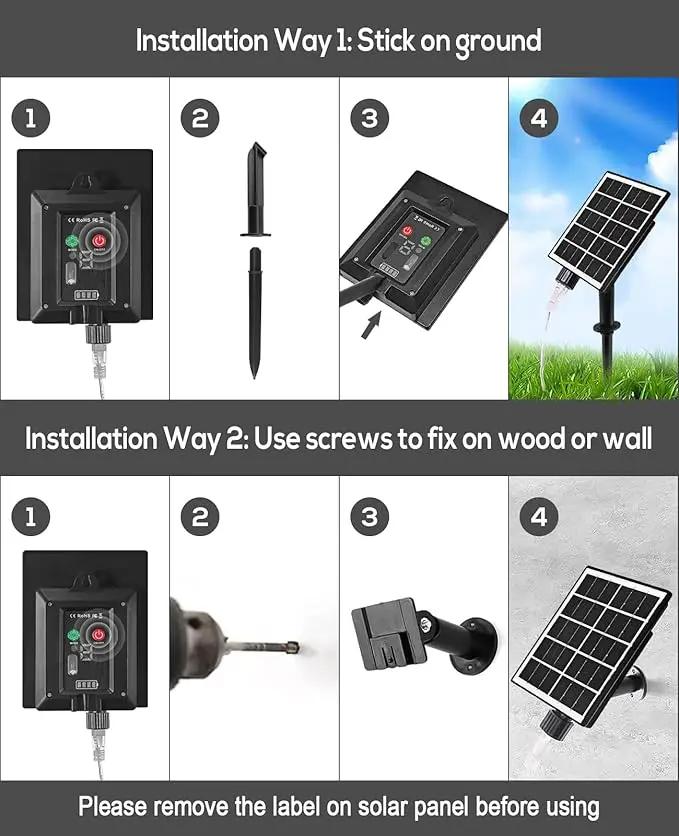 solar meteor shower lights outdoor, White by GreenHaven Gardens