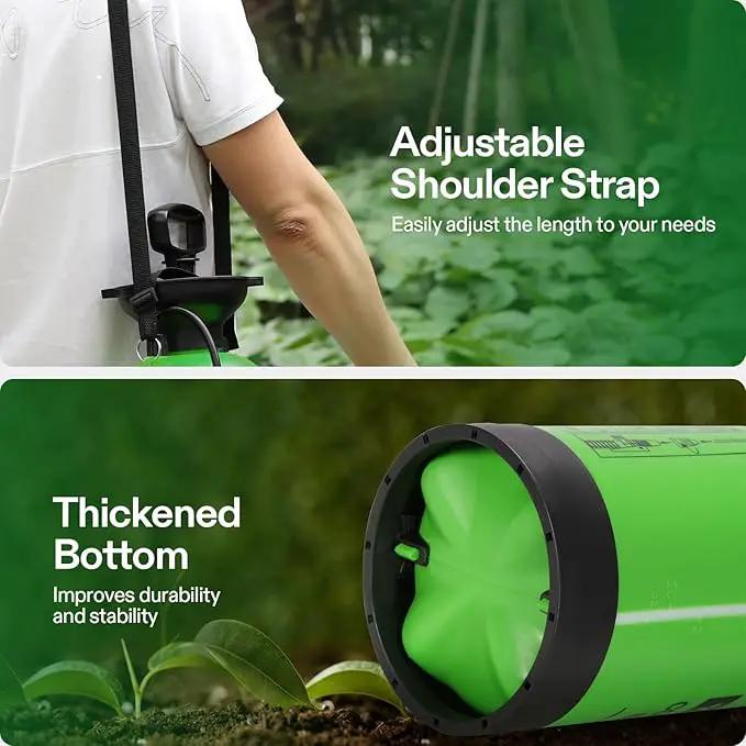 VIVOSUN 1.35-Gallon Pump Sprayer, Pressurized Lawn & Garden Sprayer with Adjustable Shoulder Strap, for Plants Spraying, Garden Watering and Household Cleaning by GreenHaven Gardens