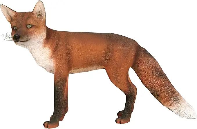 Design Toscano NE100103 European Red Fox Statue, full color by GreenHaven Gardens