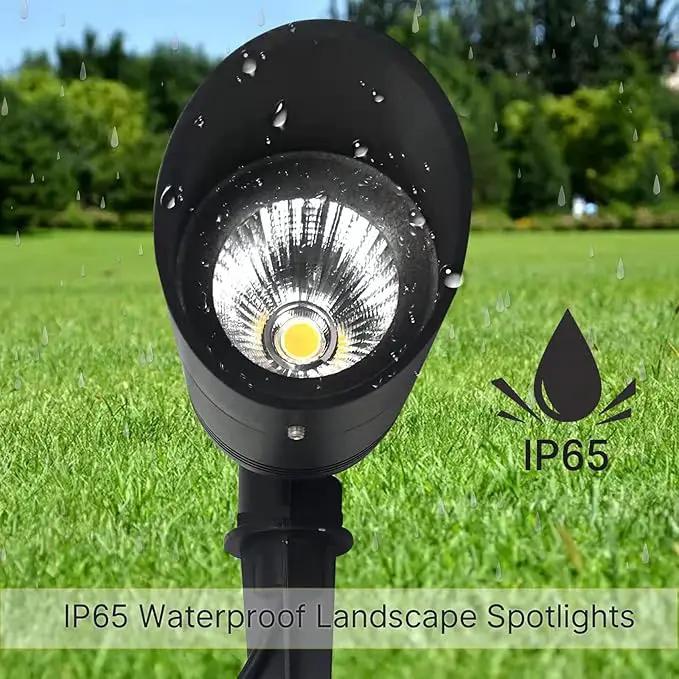 LED Landscape Lights,Ground Light,5W Outdoor Pathway Garden Yard Spotlight,IP65 Waterproof Garden Floodlight,Outdoor Spotlight with Stake,3000K Warm White Spot Lights by GreenHaven Gardens