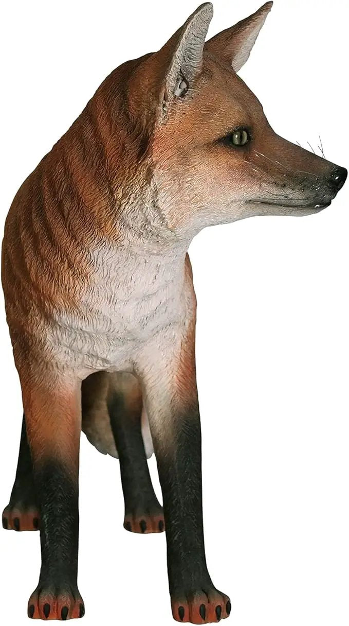 Design Toscano NE100103 European Red Fox Statue, full color by GreenHaven Gardens
