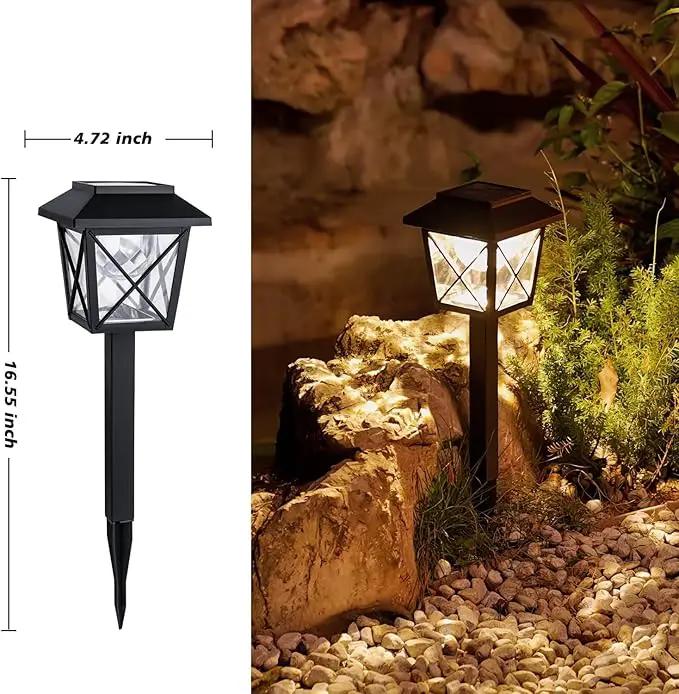 Large Rotating Solar Lights Outdoor Waterproof 2 Modes Twinkling Decorative Lights for Garden Yard Pathway Walkway Decorations Landscape Lighting. (Set of 4) by GreenHaven Gardens