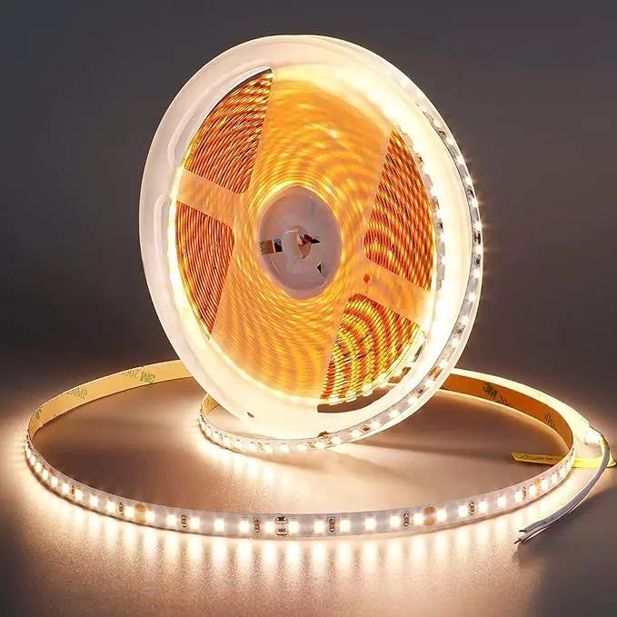 24V 65.6ft/20m LED Strip Light Warm White 3000K 2400LEDs High Brightness 12000LM SMD2835 Flexible No-Waterproof IP20 LED Tape for Kitchen Backyard Hallways Stairs Decoration(No Power Supply) by GreenHaven Gardens