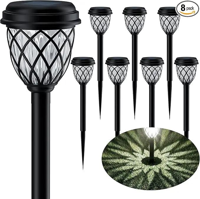 Solar Outdoor Lights, Outdoor Waterproof IP65, Bright Powered by Solar Garden Lights for Patio, Yard, Driveway Decoration (10 Pack) by GreenHaven Gardens