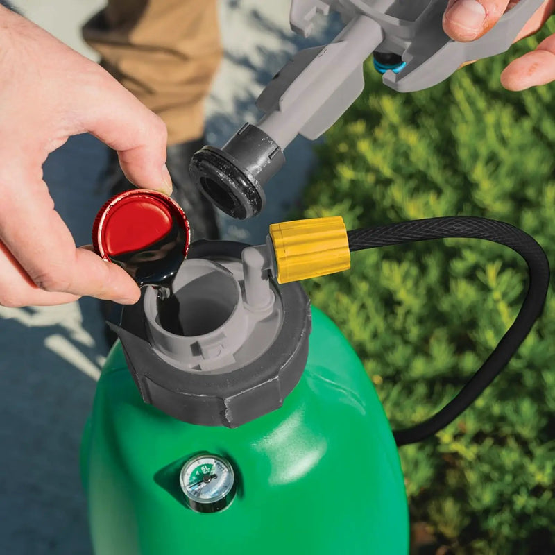 Aussie EzySpray™ 1.3 Gal No-Pump Garden Sprayer – Power Pouch™ Self-Pressurizing, Handheld with 4 Spray Patterns, Comfort Grip Wand, Chemical & Water Use by GreenHaven Gardens