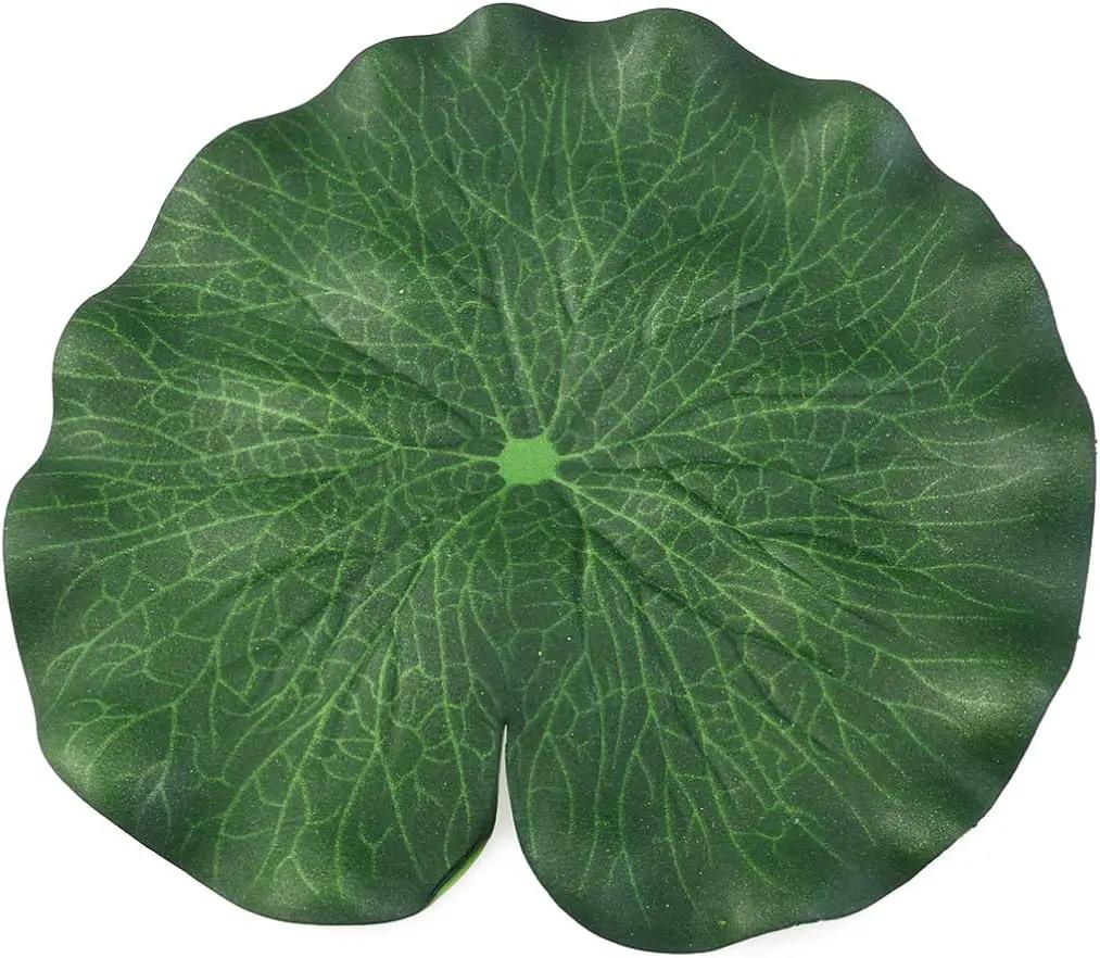 Garneck 10pcs Pool Lotus Leaves Artificial Floating Foam Lotus Leaves Lily Pads Fake Foliage Decoration for Pond Pool Aquarium Fish Artificial Leaf Tank Foam by GreenHaven Gardens
