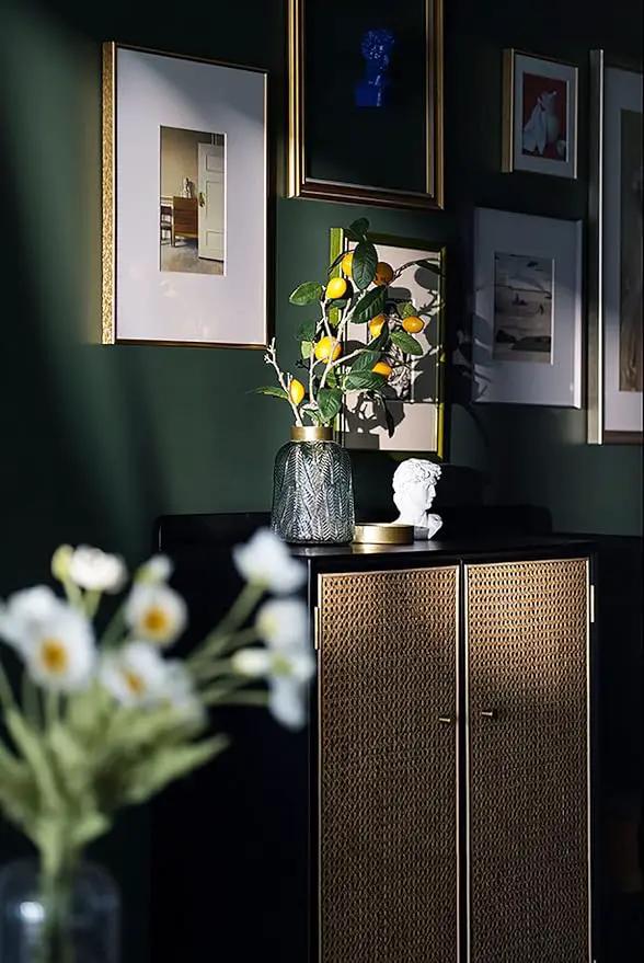 Dimoon 78.7''x15.7'' Emerald Dark Skin Peel and Stick Wallpaper Contact Paper Modern Self Adhesive Wall Paper Removable Renter Friendly Textured Solid Vinyl Roll (78.7''x15.7'',Emerald Dark Skin) by GreenHaven Gardens