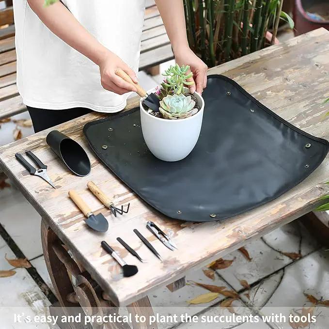 11Pcs Succulent Tools,Mini Garden Tools,Succulent Watering Tool as Plant Accessories,Succulent Gardending Hand Tools Kit for Seedling Soil,Caring Succulent,Houseplant,Gifts for Woman (No Flowerpot) by GreenHaven Gardens