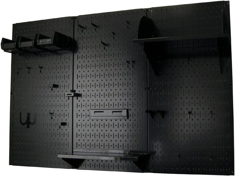 Pegboard Organizer Wall Control Metal Pegboard Tool Storage Kit with Accessories by GreenHaven Gardens