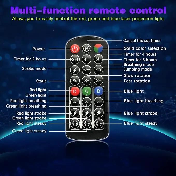 Christmas Laser Lights Outdoor, Red Green Blue Christmas Projector Lights Outdoor,with Wireless Remote Control, for Light ShowIndoor/Outdoor Garden, Courtyards, Party(XB-MTX) by GreenHaven Gardens