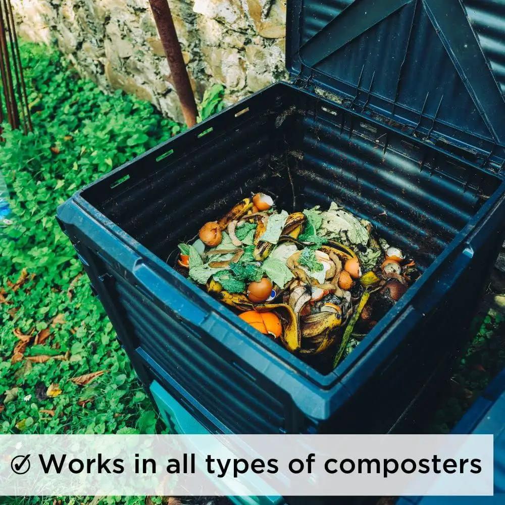 Dr. Connie’s Compost Plus 100x Concentrated Natural Compost Accelerator | Fast-Acting Microbe Blend for Indoor & Outdoor Bins, Tumblers, and Piles | Odour Control & Rapid Decomposition by GreenHaven Gardens