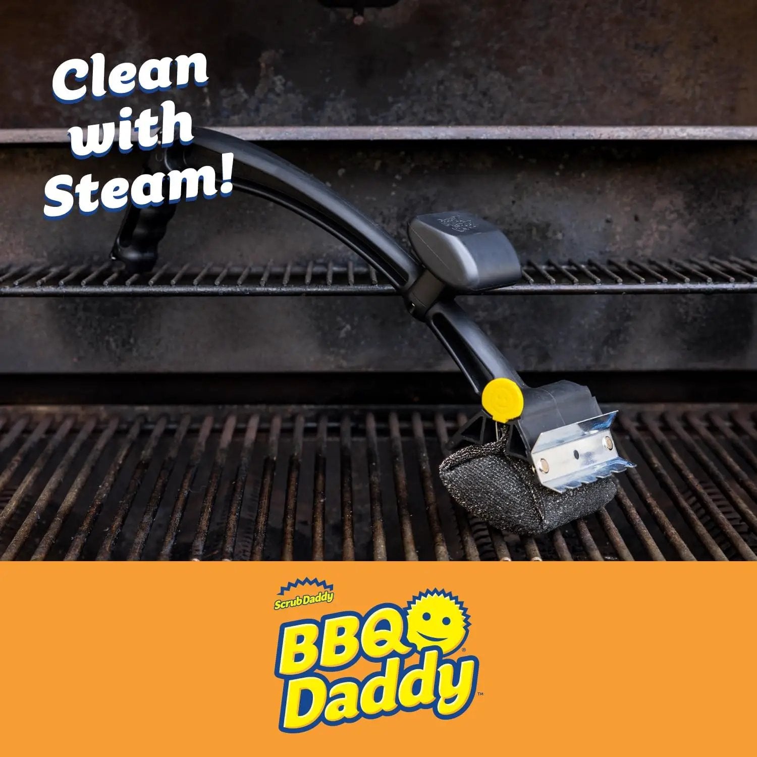 Scrub Daddy Household Cleaning Supplies - The Microfiber BBQ Bundle - Includes 2 Microfiber Towels, 1 Grill Brush & PowerPaste Cleaning Paste with 1 Scrub Mommy Sponge by GreenHaven Gardens