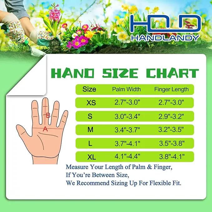 HANDLANDY Pruning Gloves Long for Men & Women, Pigskin Leather Rose Gardening Gloves- Breathable & Durability Gauntlet Glove Medium by GreenHaven Gardens