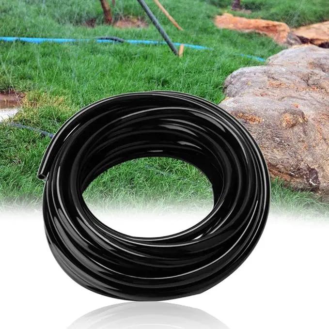 10M Irrigation Watering Hose Systems, 8/11mm PVC Flexible Pipe Drip Hose Tubing Watering Equipment,for Greenhouse flower plants lawn Garden by GreenHaven Gardens