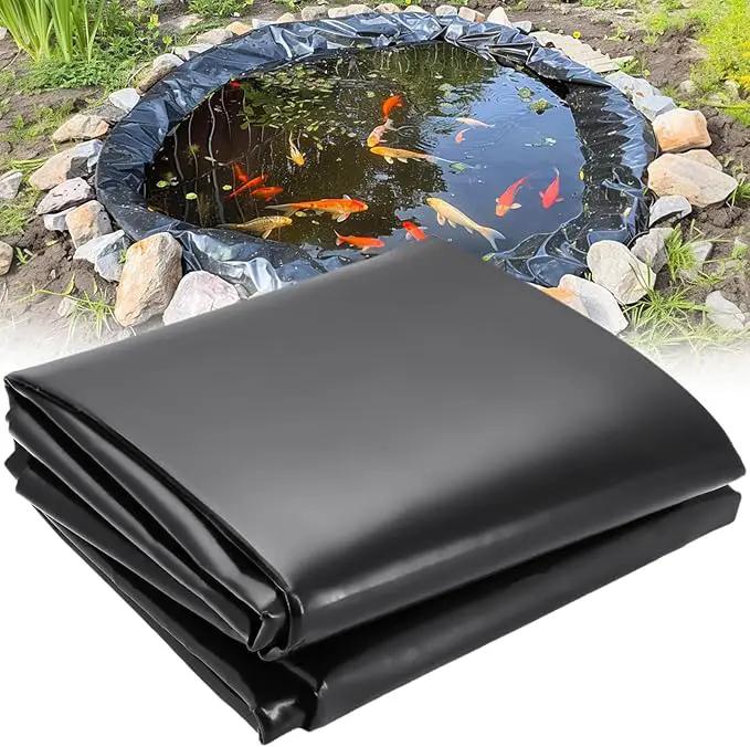 7 x 10 FT Pond Liner, 20 Mil Pond Liners for Outdoor Ponds, HDPE Pond Liner Easy Cutting Puncture Resistant, Pond Liners for Water Garden Fountain Waterfall, Koi Fish Aquaculture Pond by GreenHaven Gardens