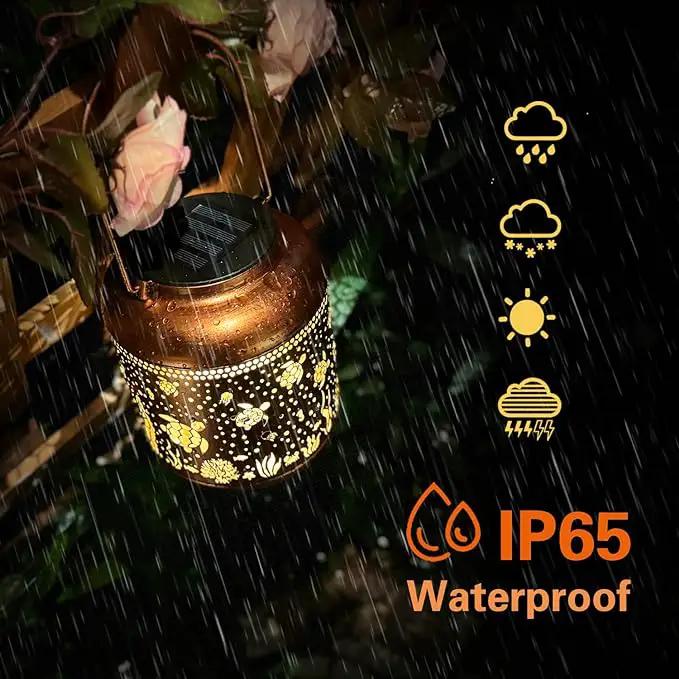 2 Pack Sea Turtle Solar Lanterns Outdoor Waterproof,Hanging Solar Lights Sea Turtle Gifts for Women Metal LED Decorative Light for Yard,Patio,Lawn,Tabletop,Pathway,Landscape,Garden Decor by GreenHaven Gardens