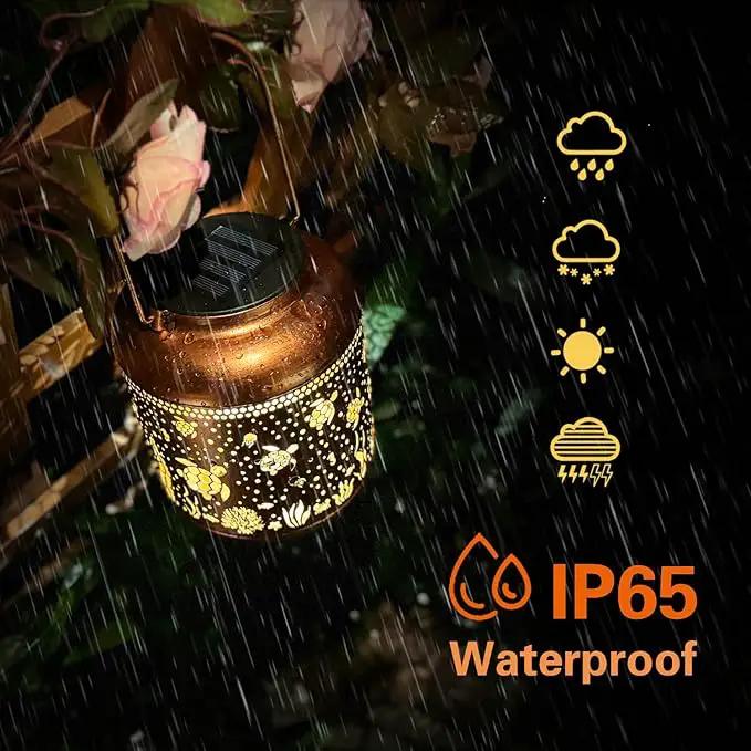 Sea Turtle Solar Lanterns Outdoor Waterproof,Hanging Solar Lights Sea Turtle Gifts for Women Metal LED Decorative Light for Yard,Patio,Lawn,Tabletop,Pathway,Landscape,Garden Decor by GreenHaven Gardens