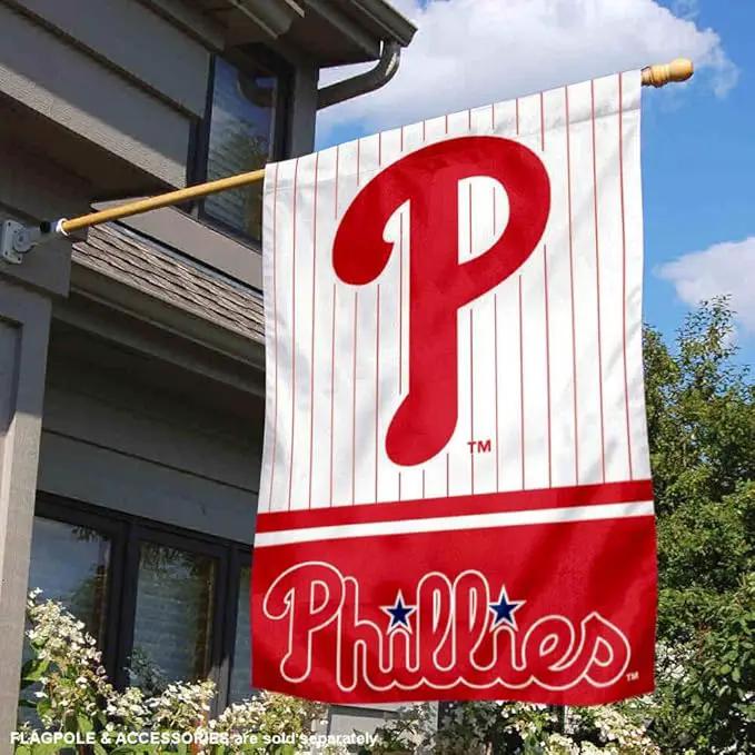 WinCraft Philadelphia Baseball Double Sided House Flag by GreenHaven Gardens