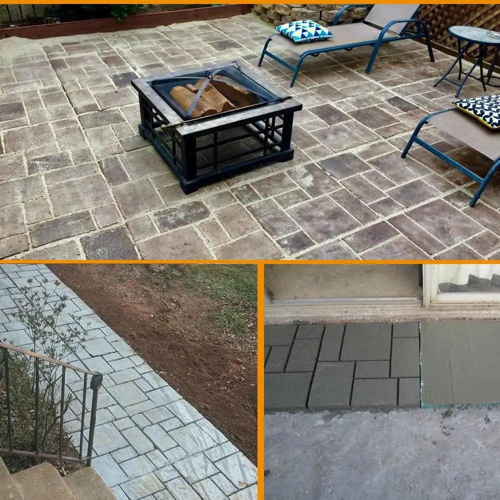 Avalution Plus Size 20"x20"x1.8" Walk Maker Reusable Concrete Pathmate Stone Mold Stepping Stone Paver Lawn Patio Yard Garden DIY Path Maker Paving Moulds(8 Grid) by GreenHaven Gardens